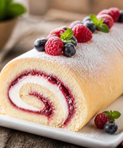 Biskuitrolle – Das traditionelle Rezept für die feine, gefüllte Roulade