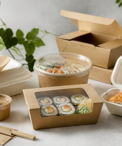 Nachhaltige Sushi-Verpackung: Welche Materialien sich wirklich lohnen Nachhaltige Verpackung klingt für viele