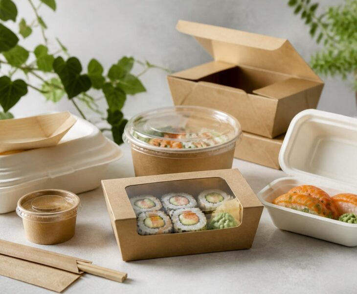 Nachhaltige Sushi-Verpackung: Welche Materialien sich wirklich lohnen Nachhaltige Verpackung klingt für viele